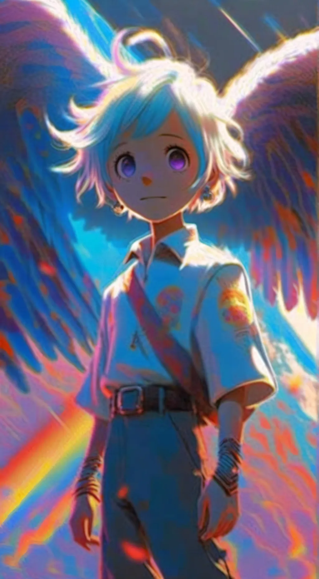 ai character: Demon slayer  background