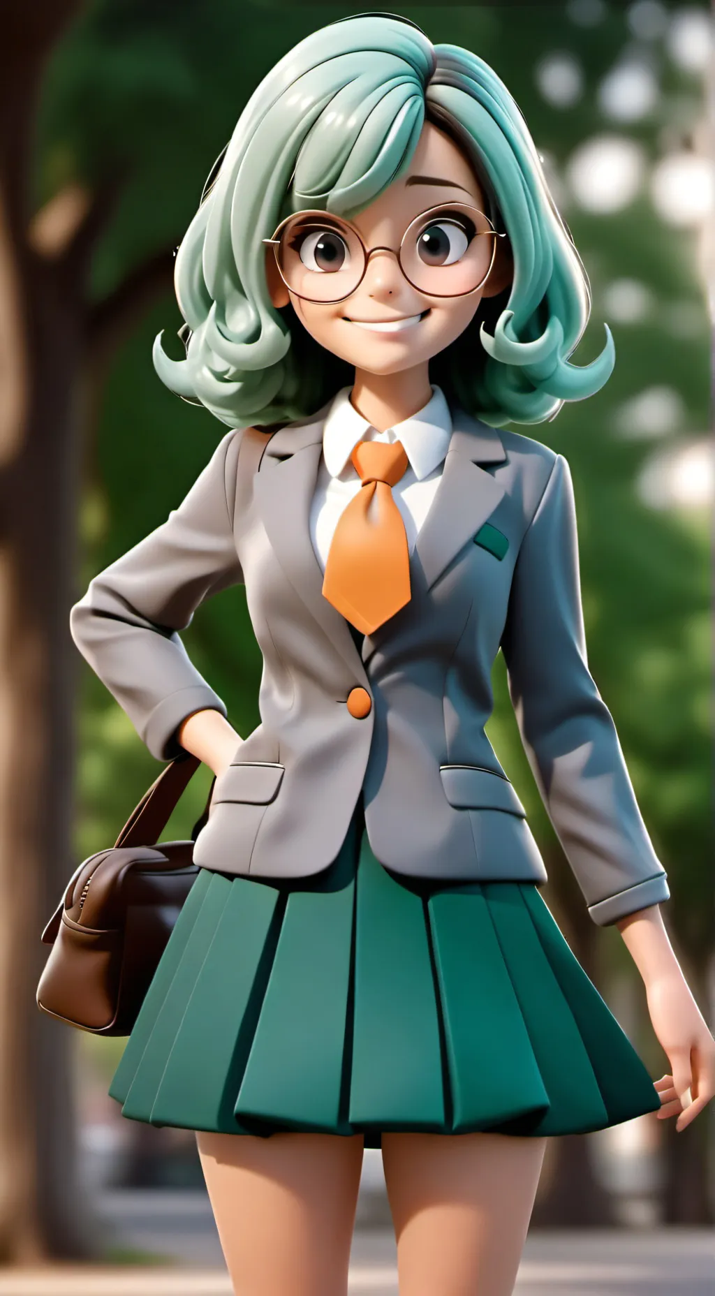 ai character: Toru Hagakure background