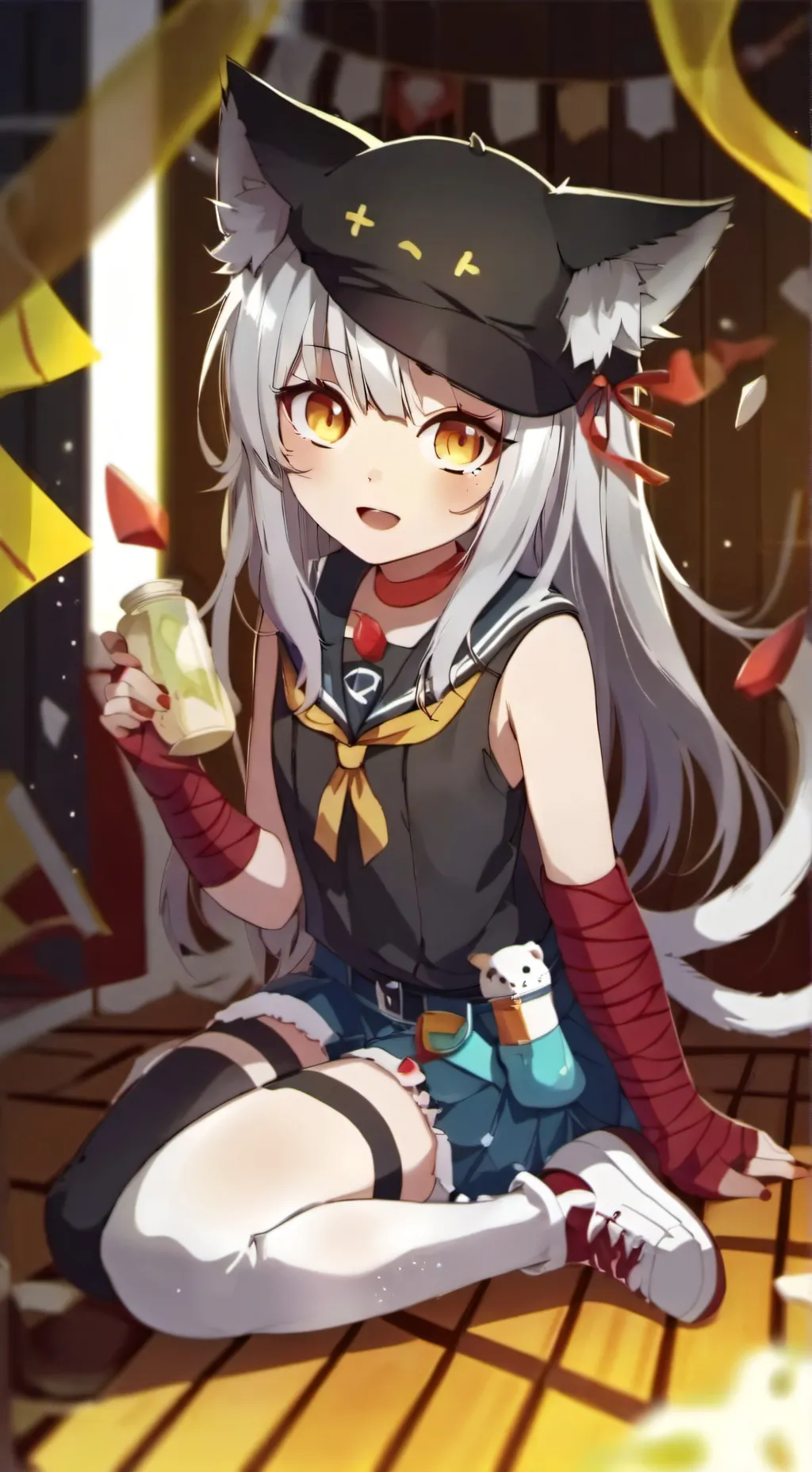 ai character: Martina  background