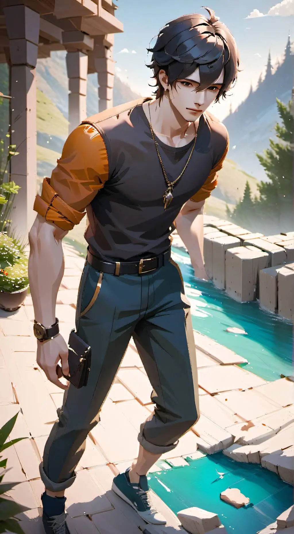 ai character: malakay background