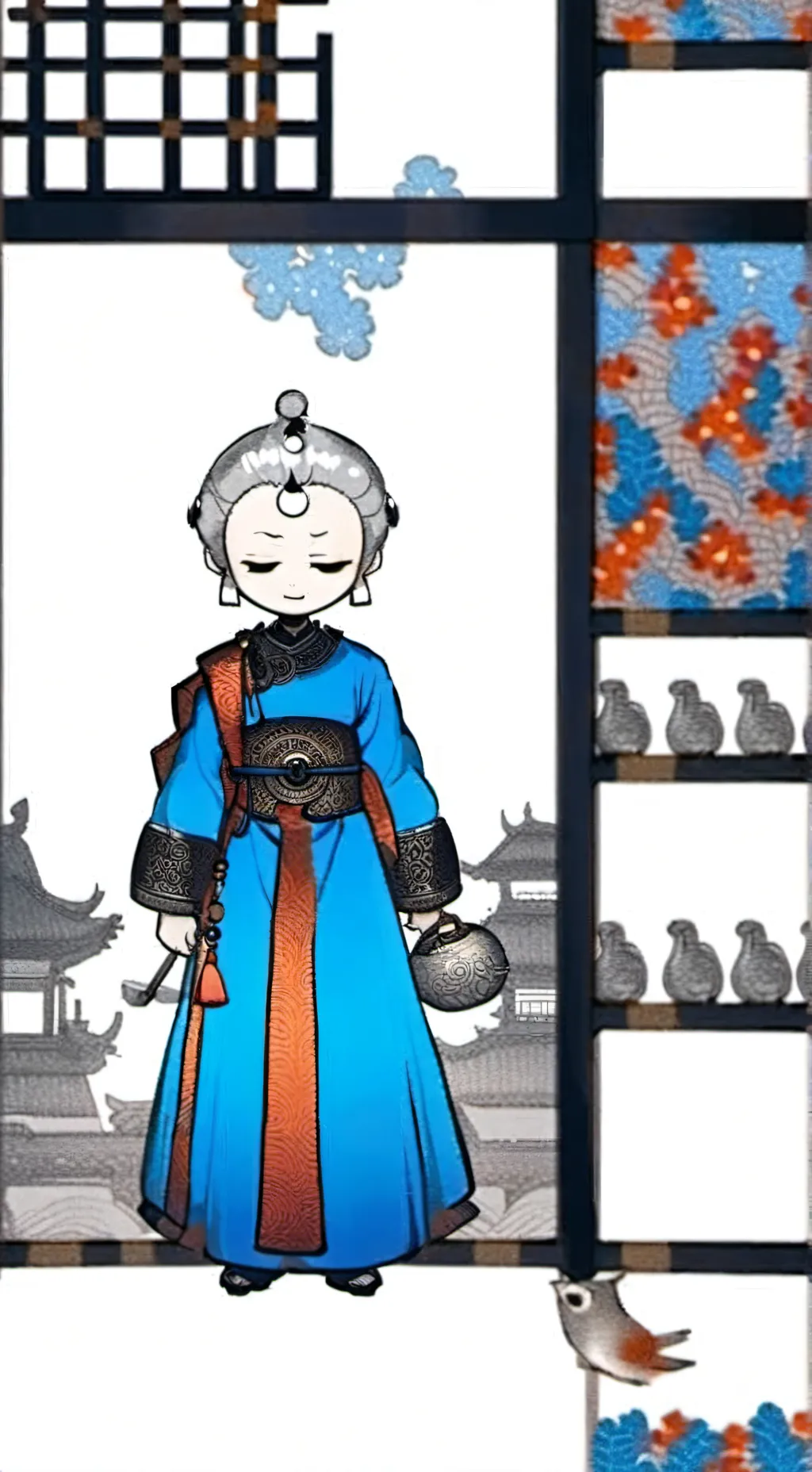 ai character: shrimpo fight background