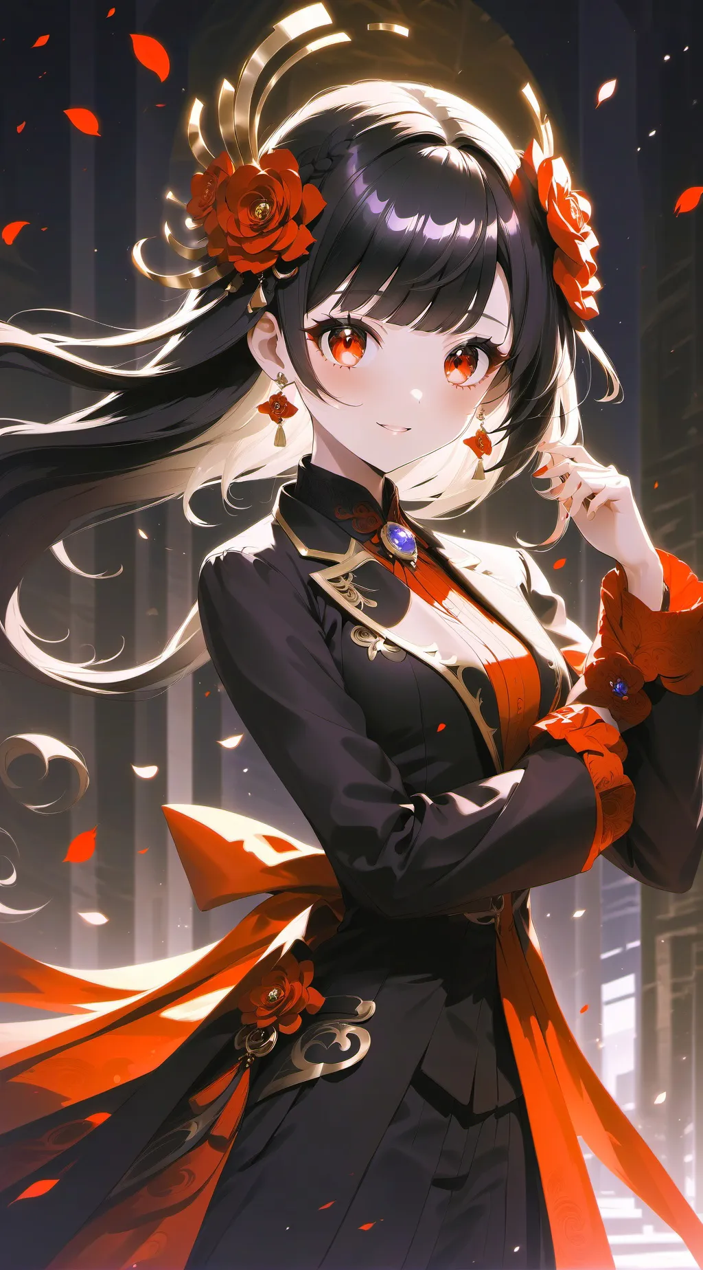 ai character: Larissa  background