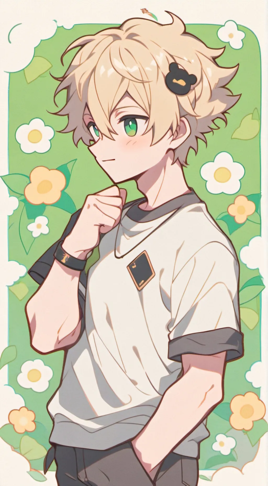 ai character: Katsuki Bakugo background