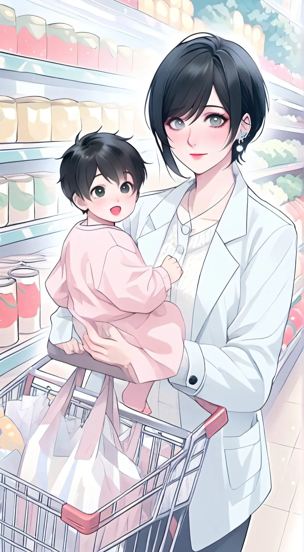 ai character: Eva  background