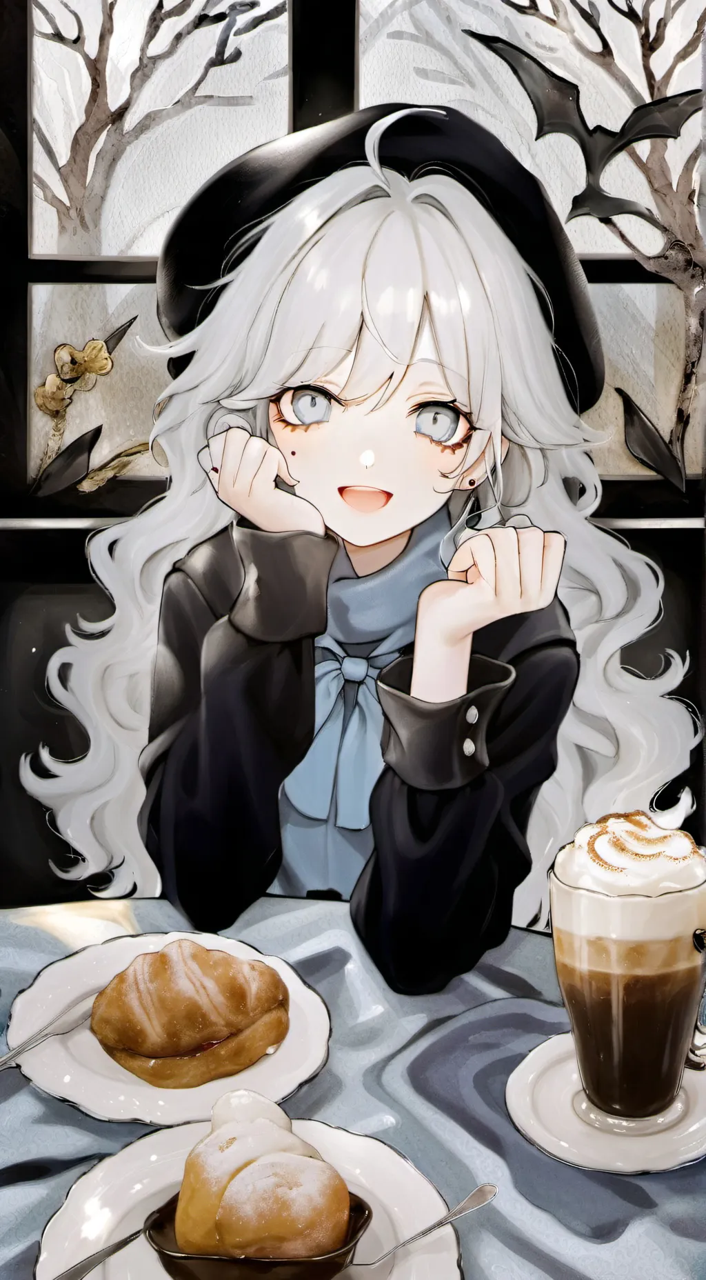 ai character: date (girl) background