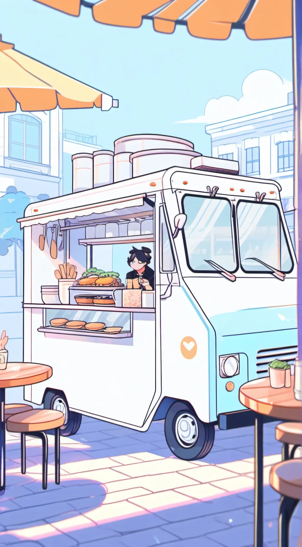 ai character: The Weird Shaped Foods Empire background