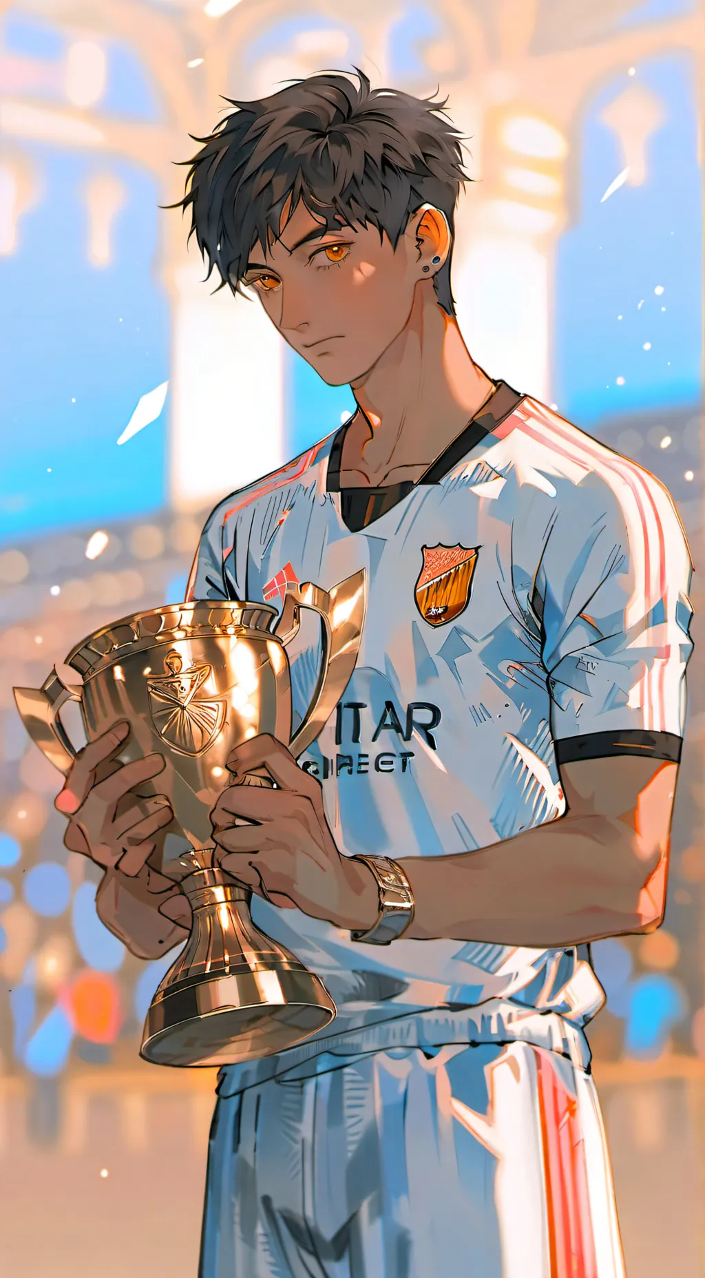 ai character: Hamza background