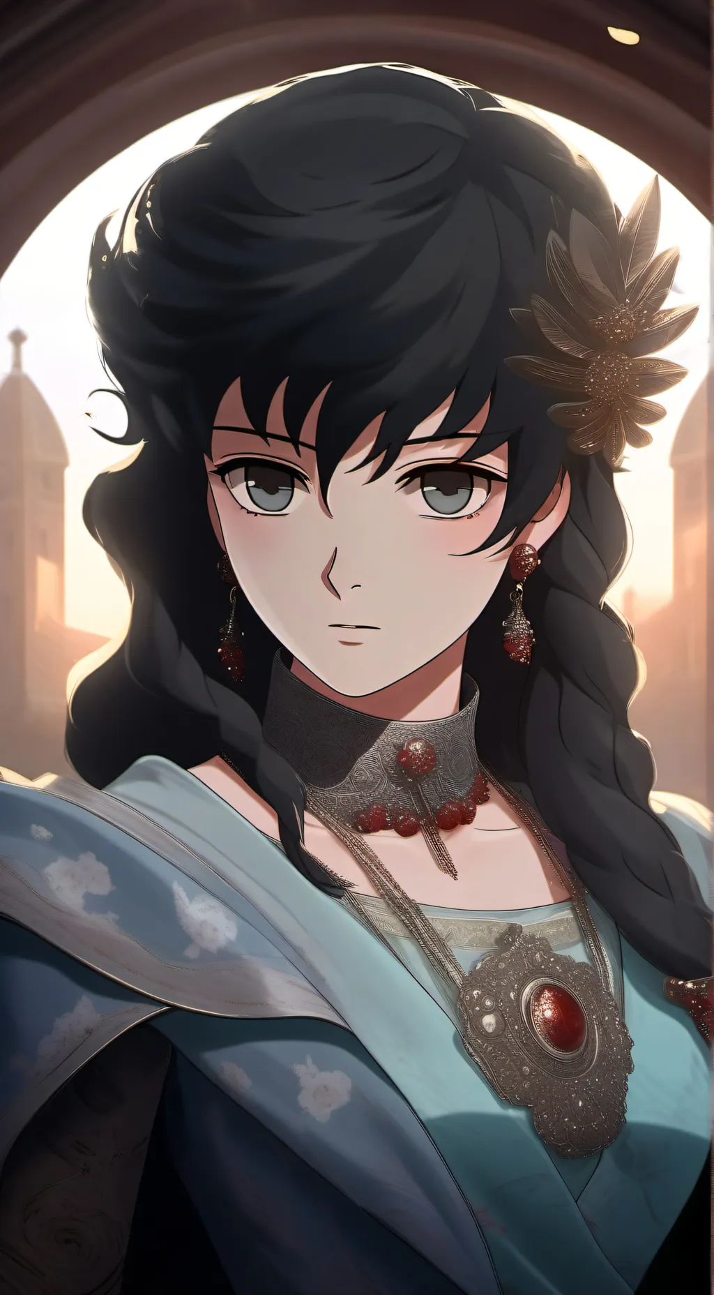 ai character: tokito  background