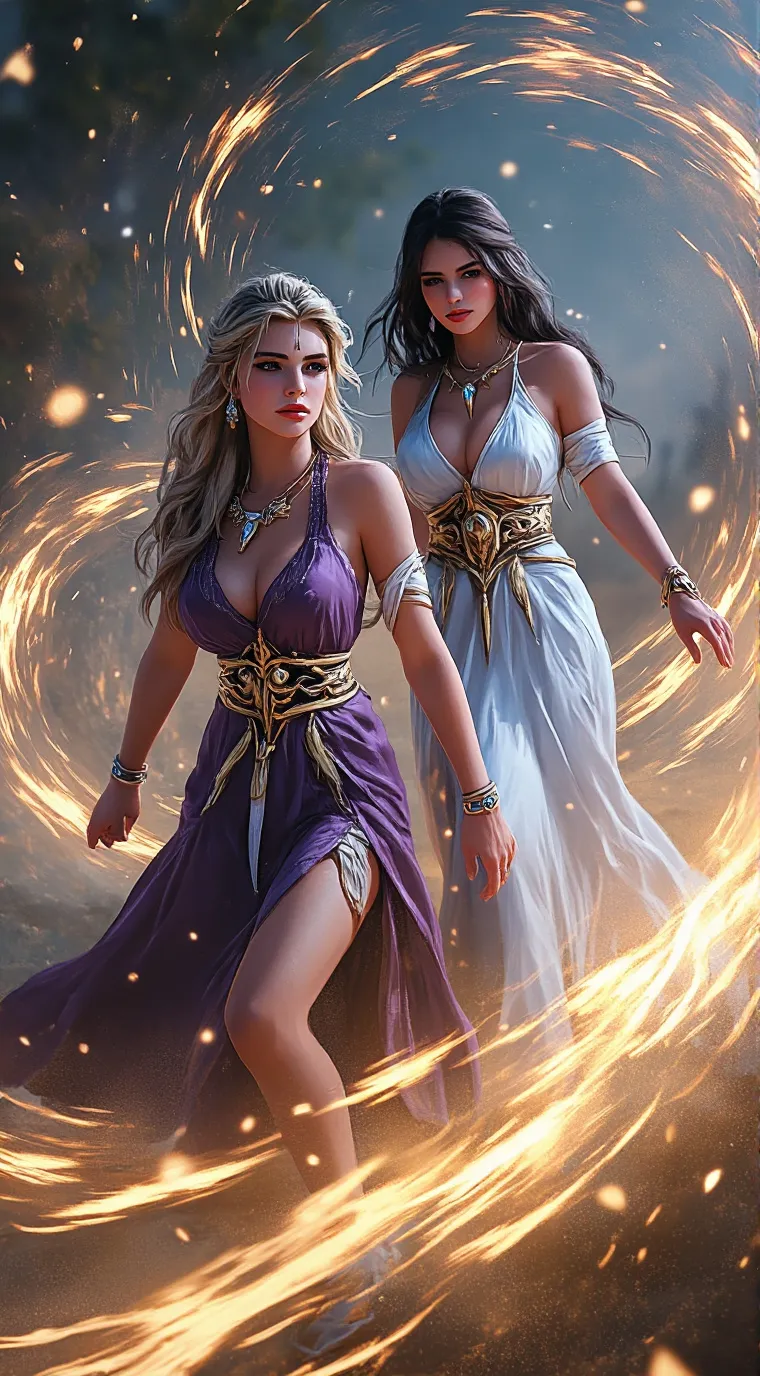 ai character: Emma and mia background