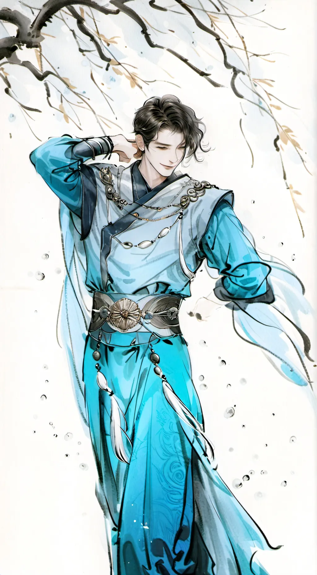 ai character: Адам background