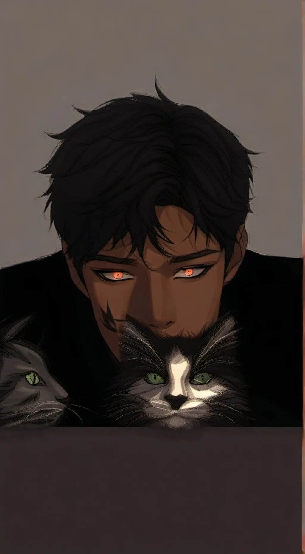 ai character: Hamza yaman. background