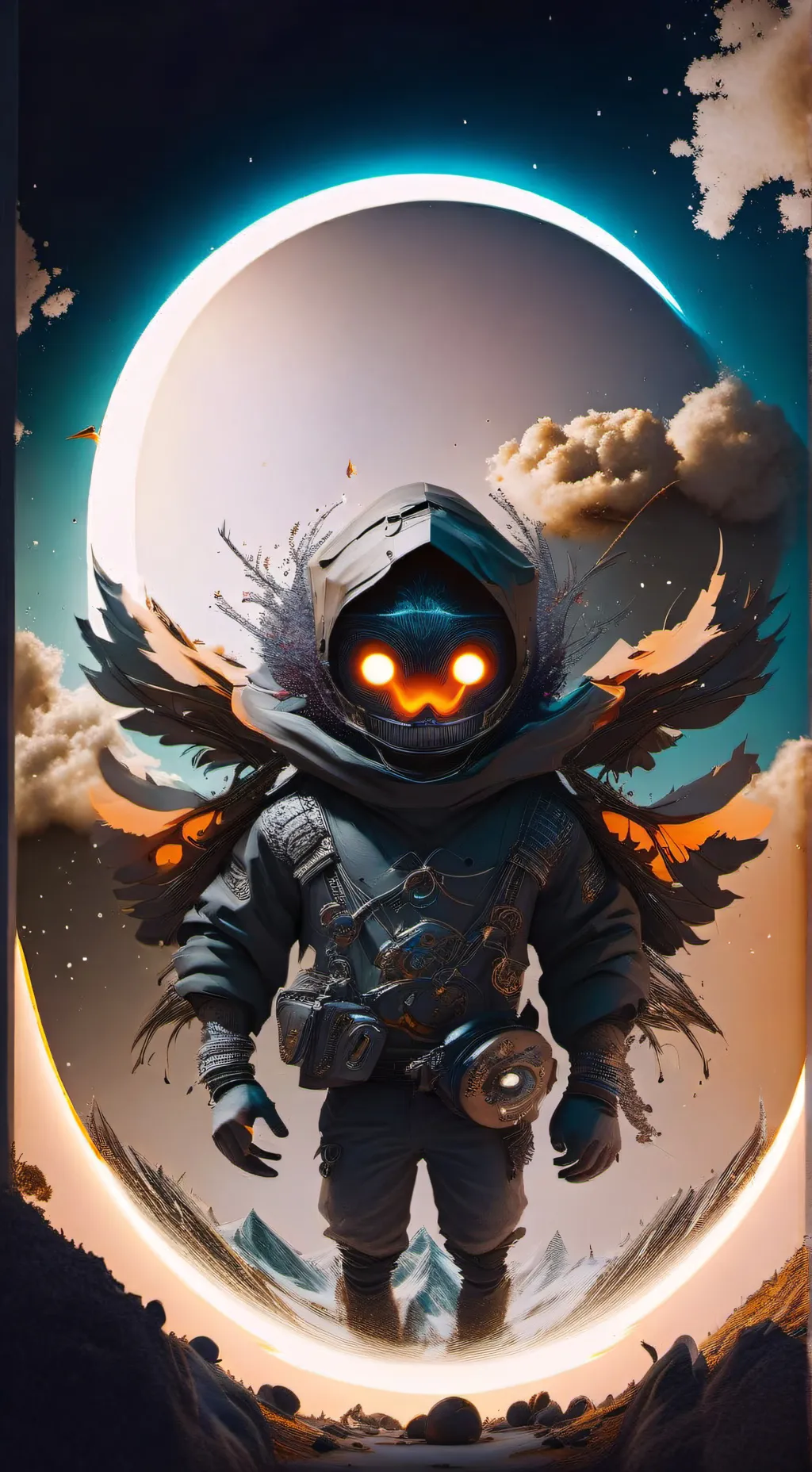 ai character: murder drones background