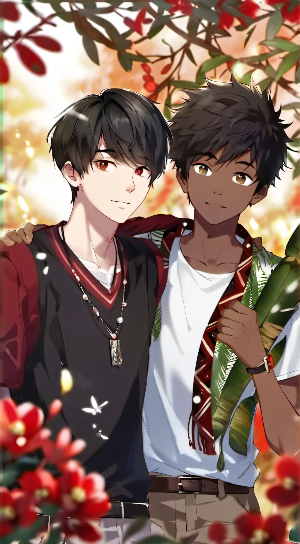 ai character: yeng woo and liam background