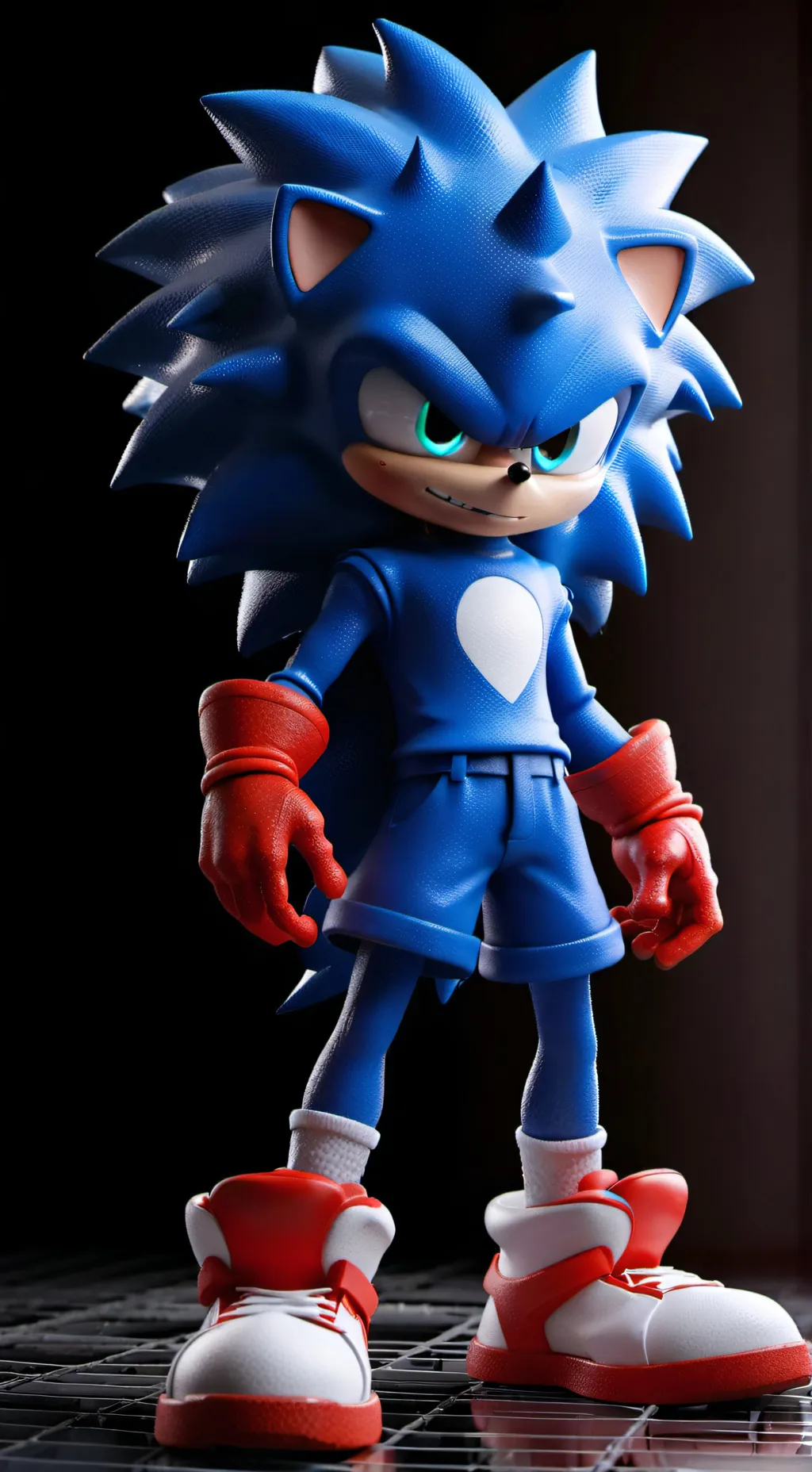 ai character: Sonic Drone background