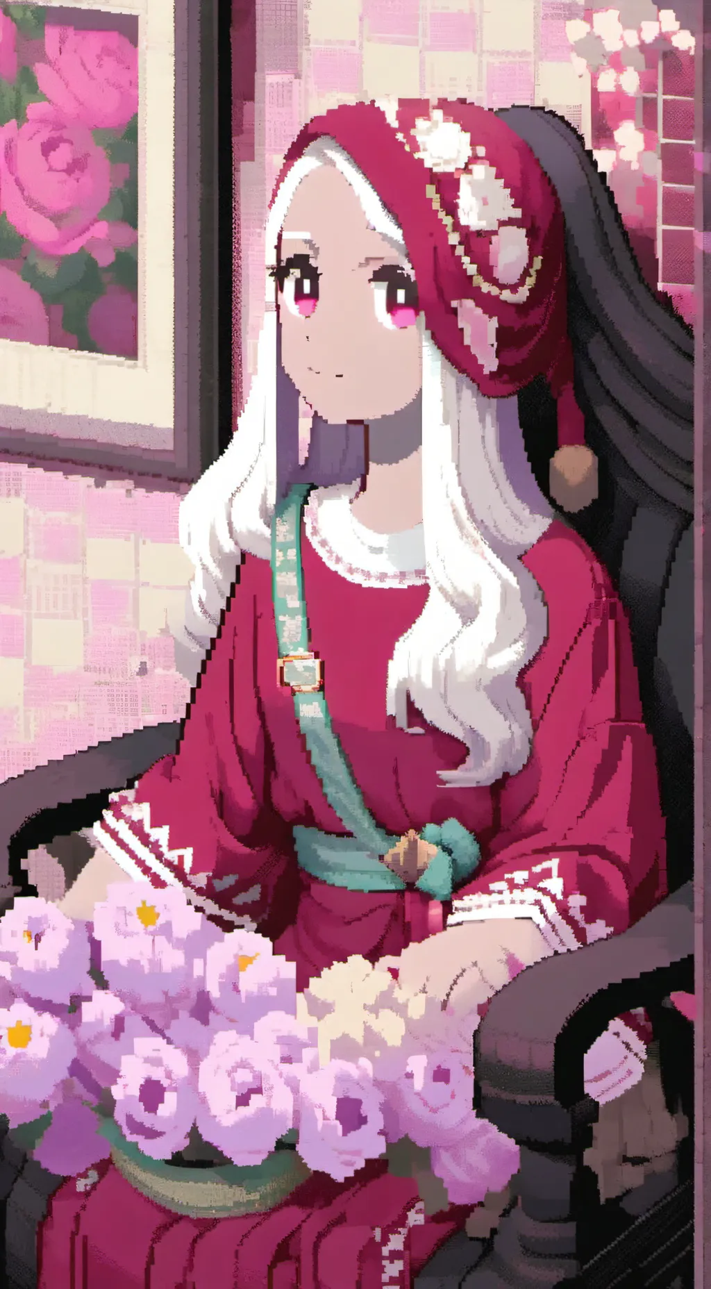 ai character: gray background