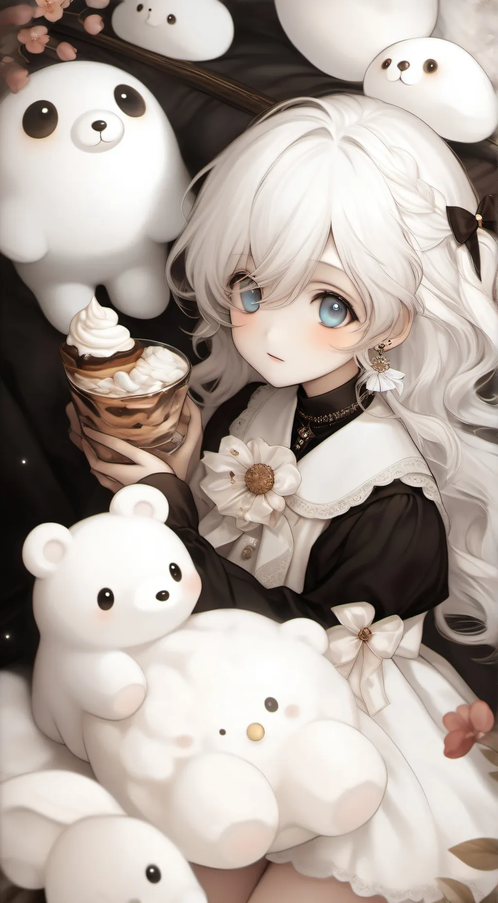 ai character: durple anaconda  background