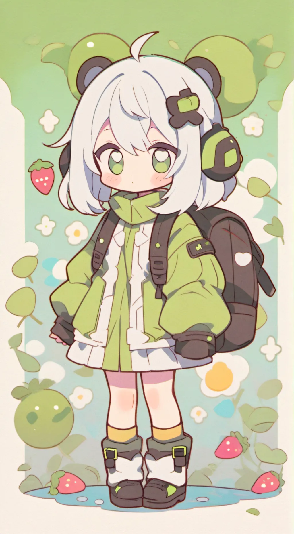 ai character: машка  background