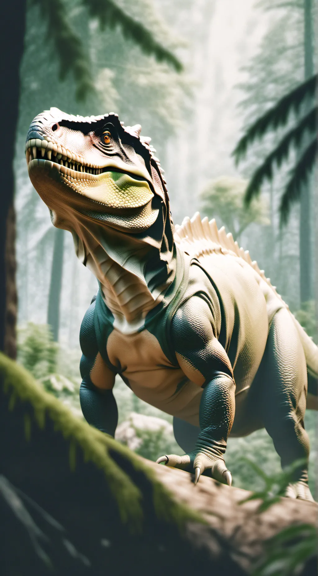 ai character: Dinosaur game background