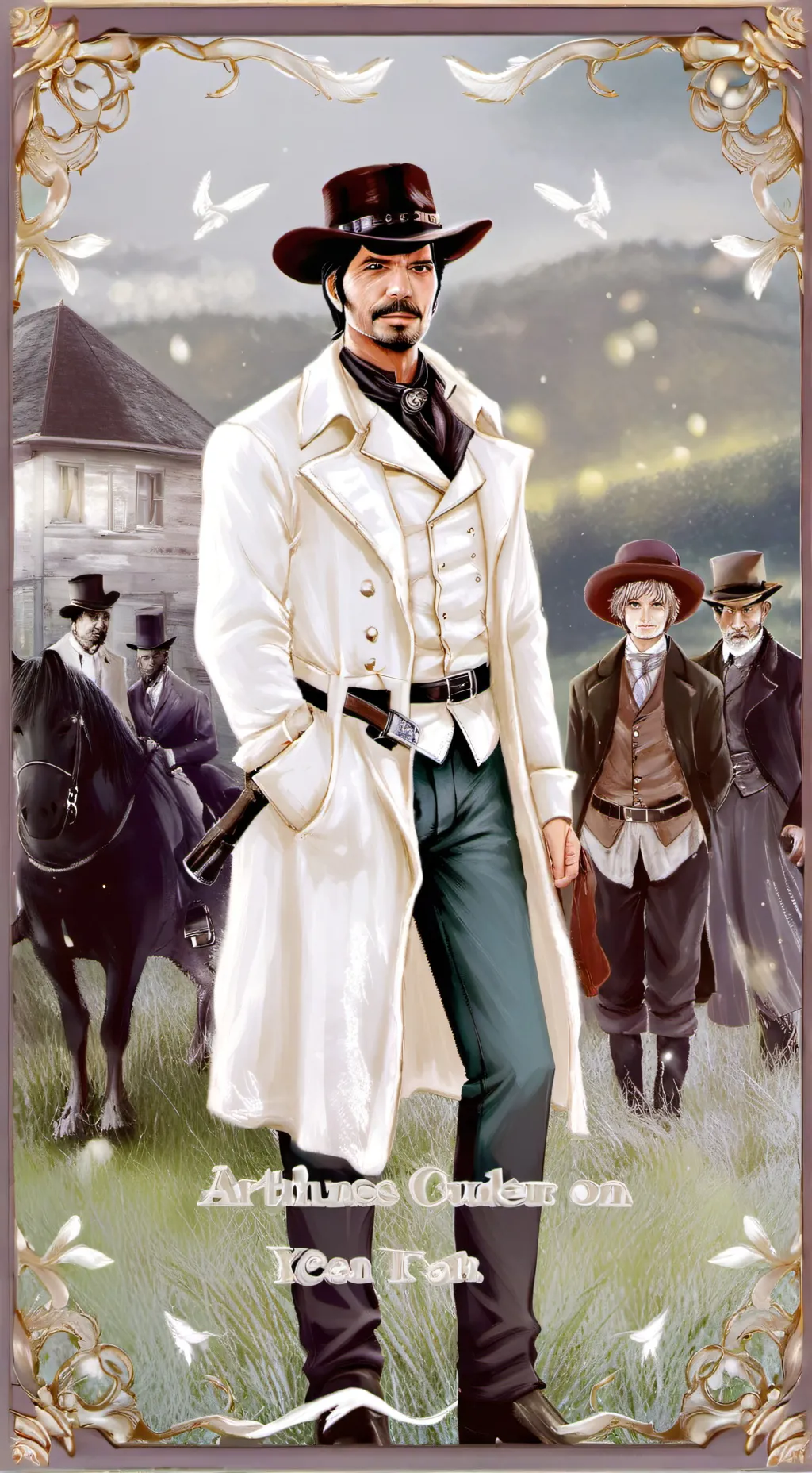 ai character: arthur morgan  background