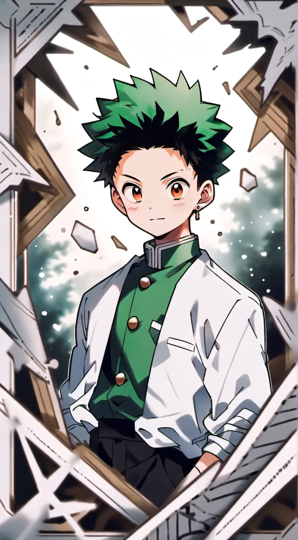 ai character: Gon Freeces background