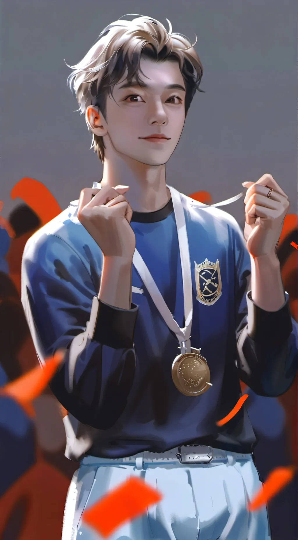 ai character: SQUID GAME SLEEP background