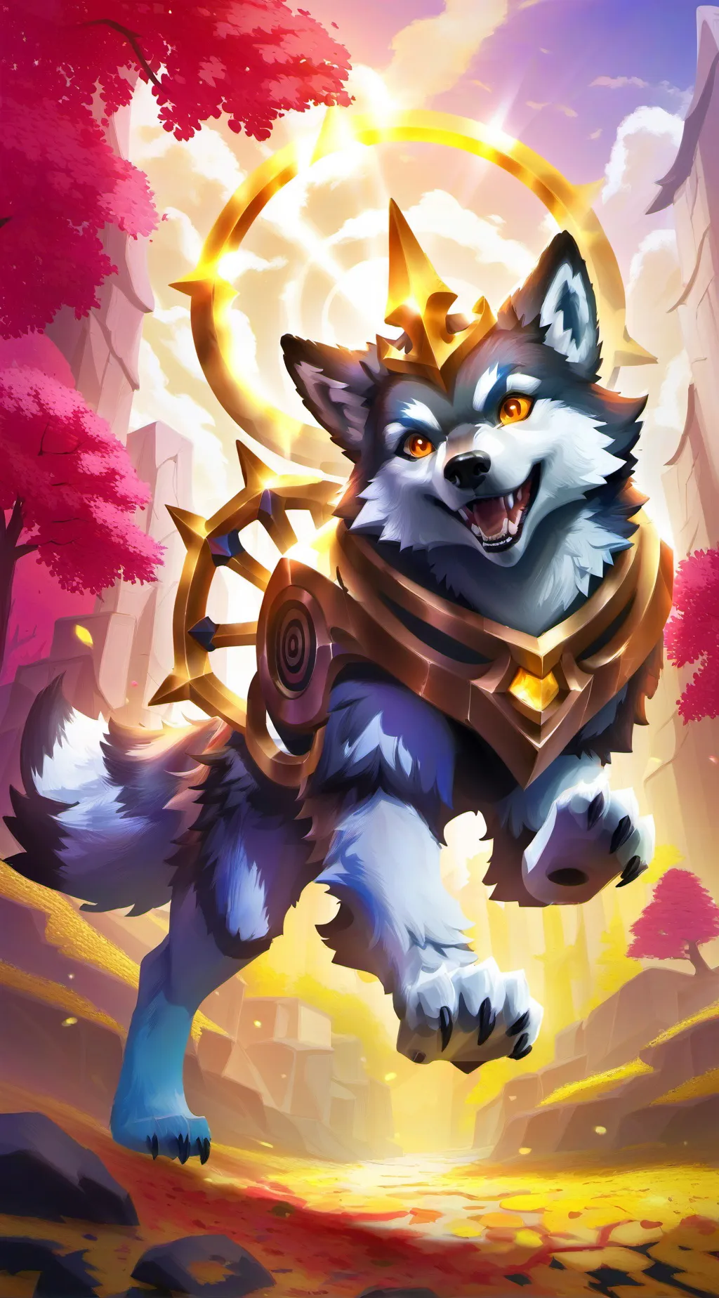 ai character: 🦁animal academya🐾 background