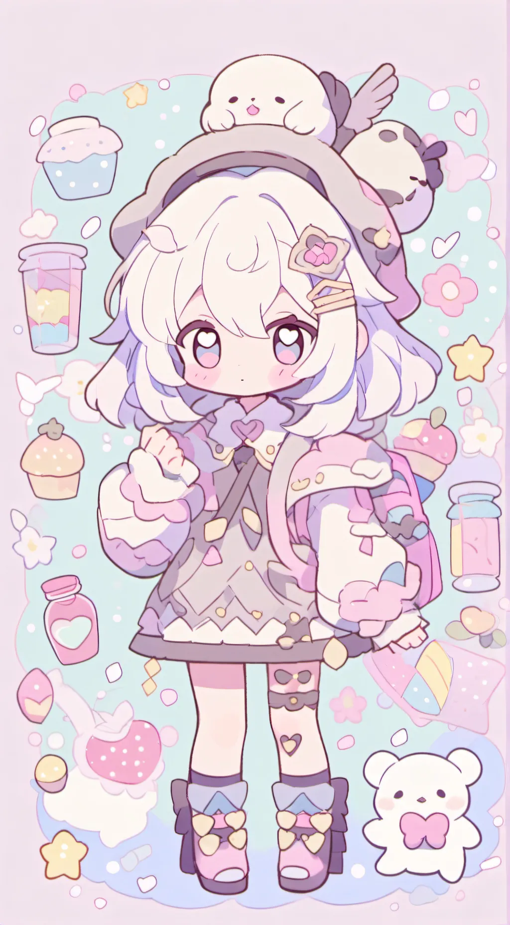 ai character: lily background