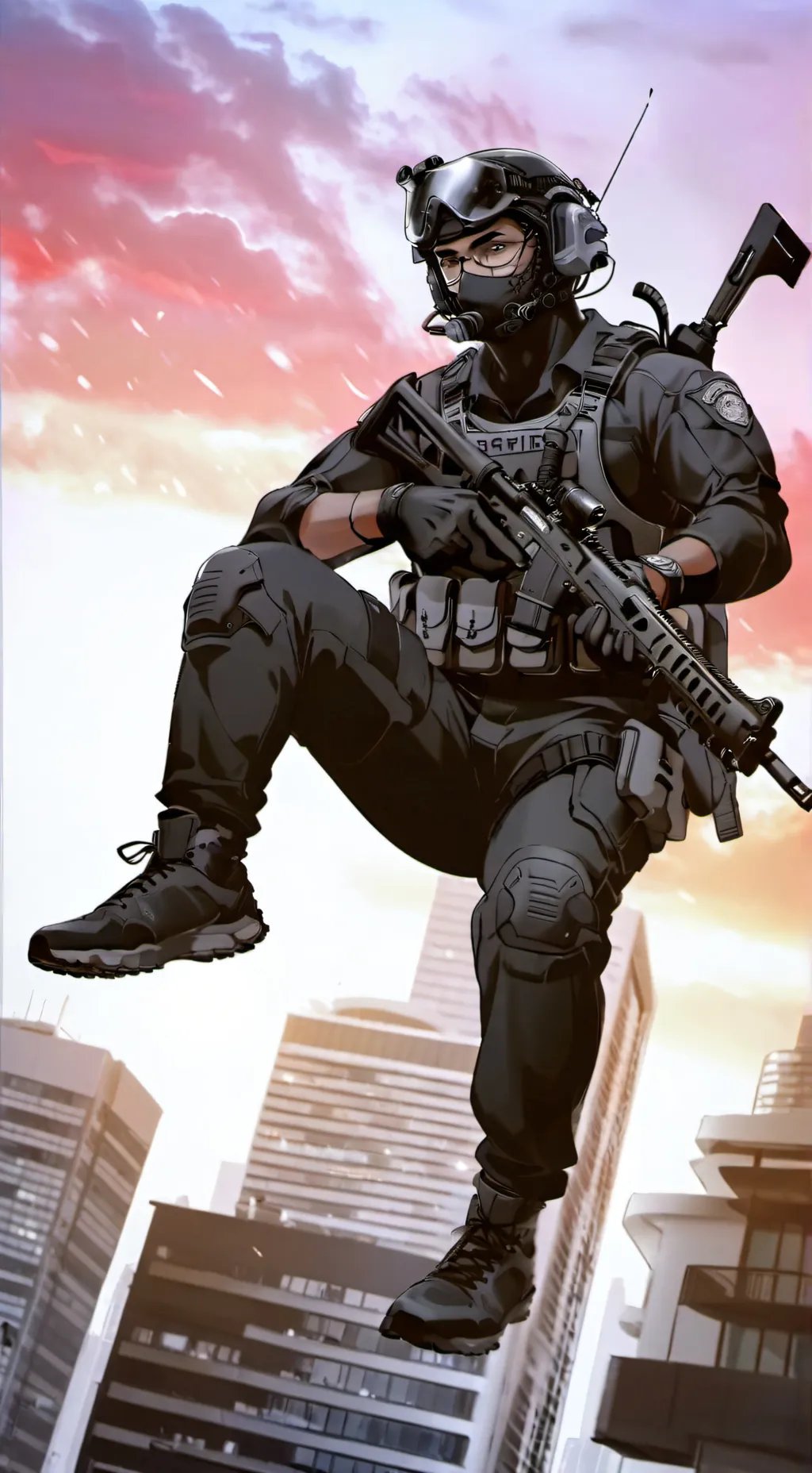ai character: swat team background