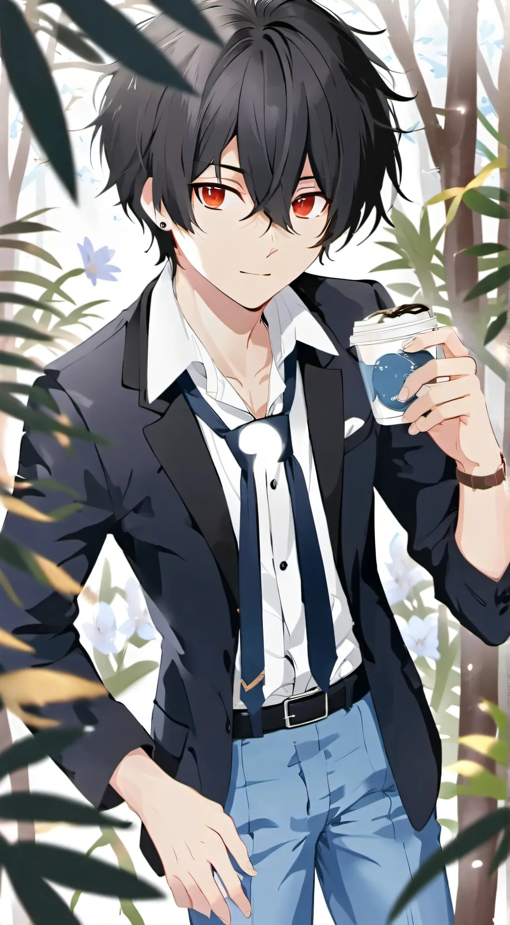 ai character: Damian  background