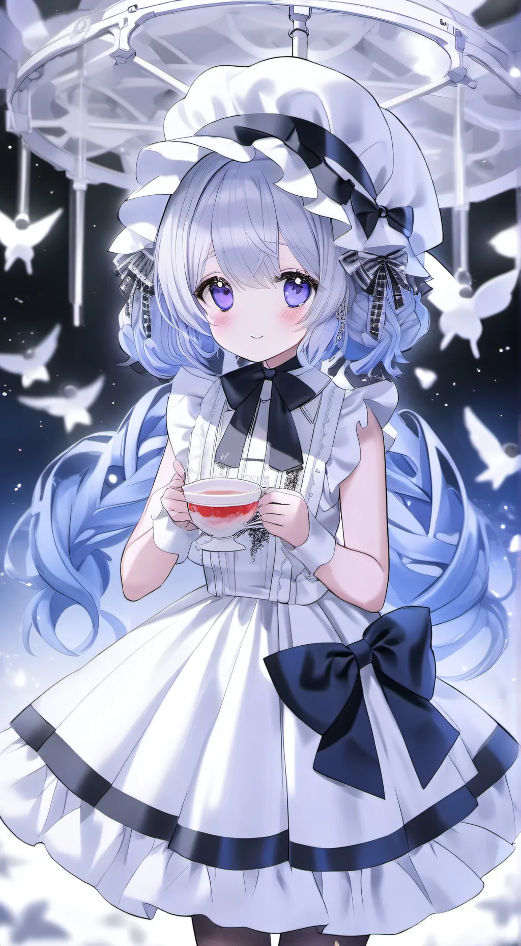 ai character: MD bebés ( chibi) background