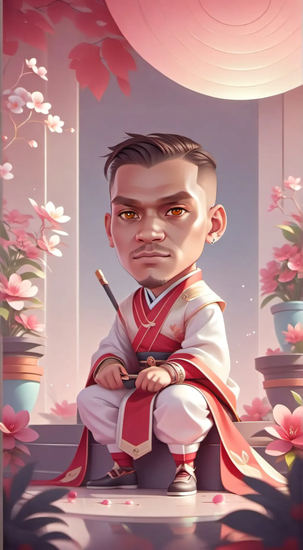 ai character: franklin clinton background