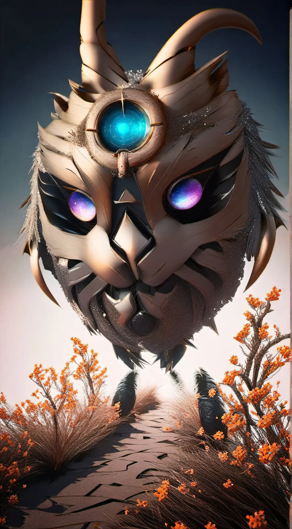 ai character: Smiling critters  background