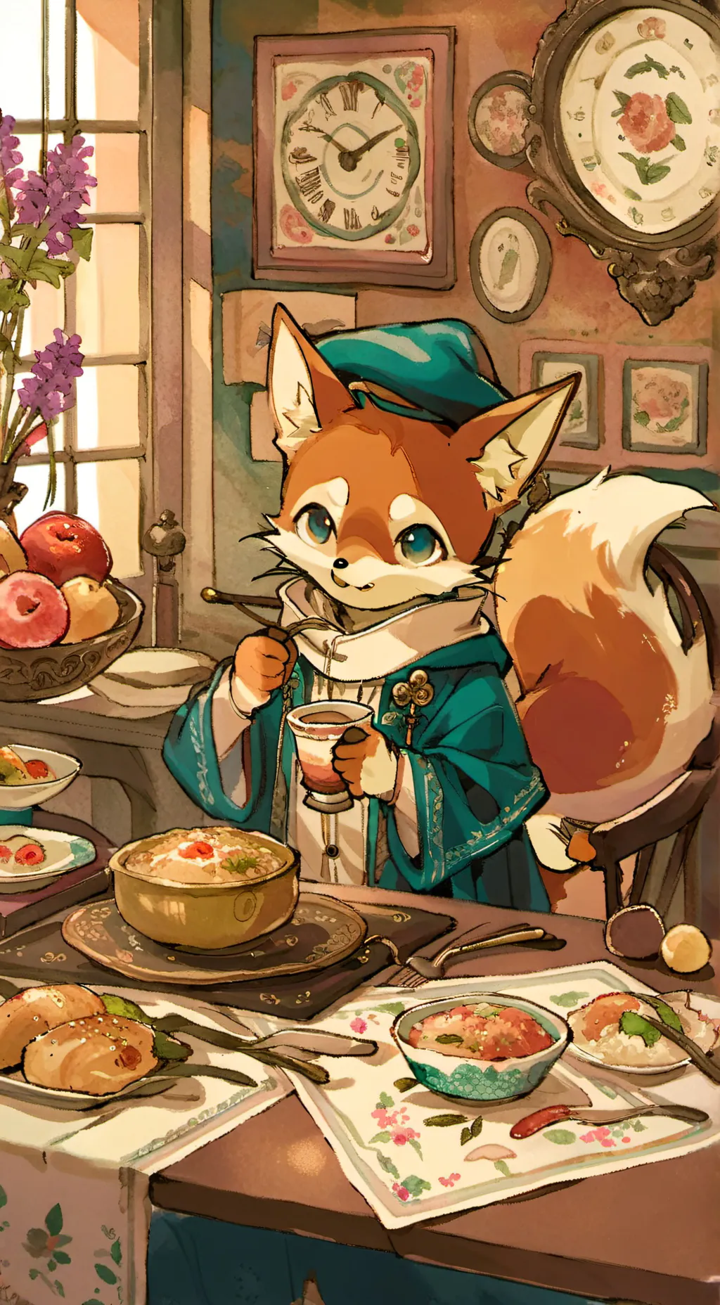 ai character: tails background