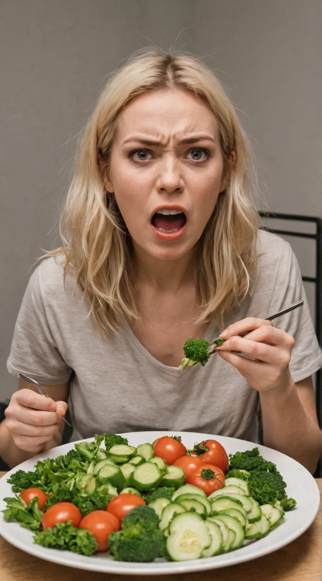 ai character: Vegan karen background