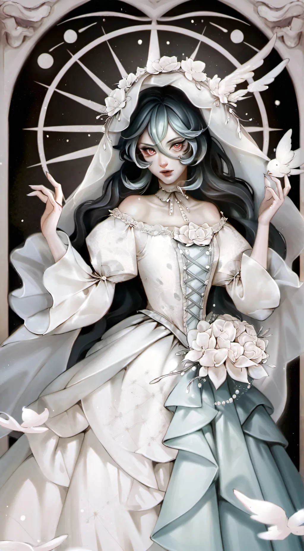 ai character: wenda araña background