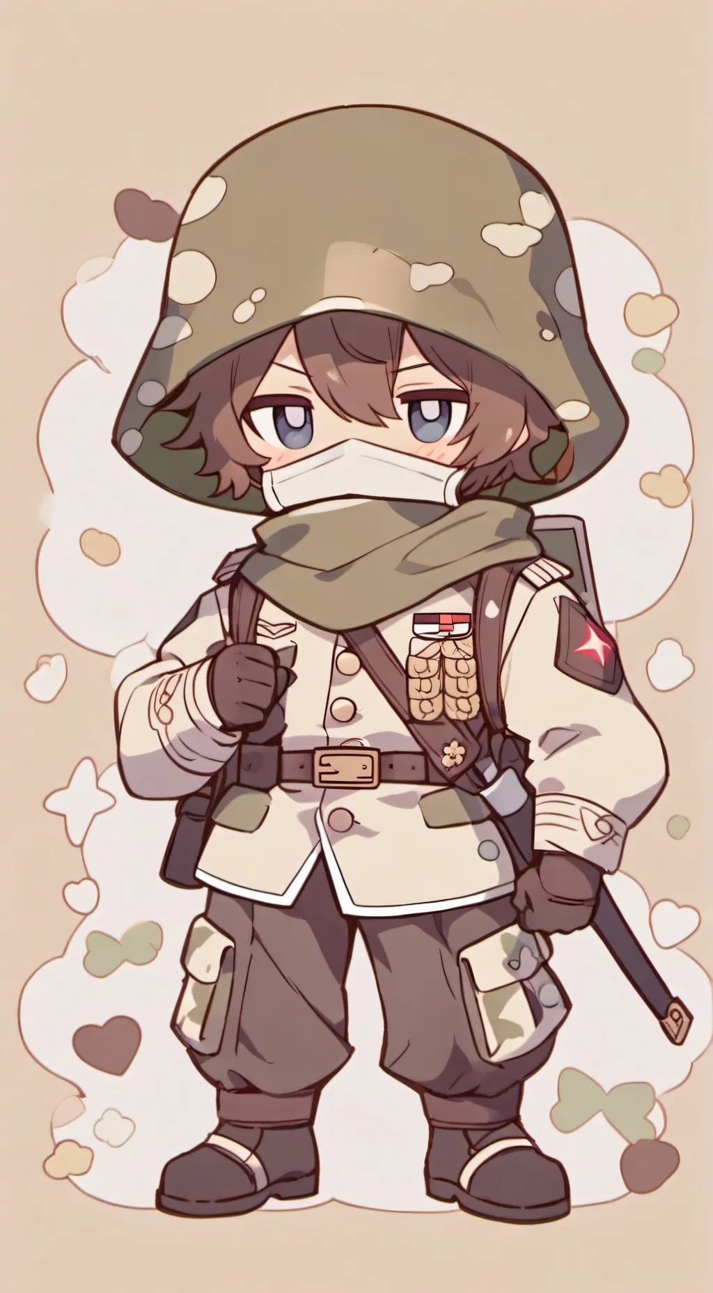 ai character: Cod new member  background