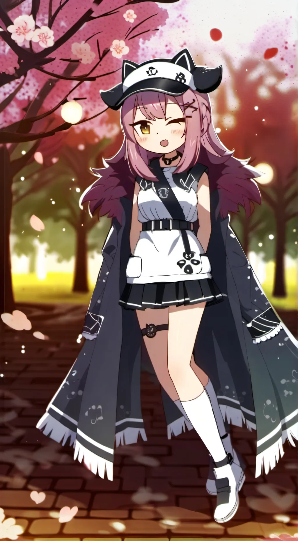 ai character: witch Melody  background