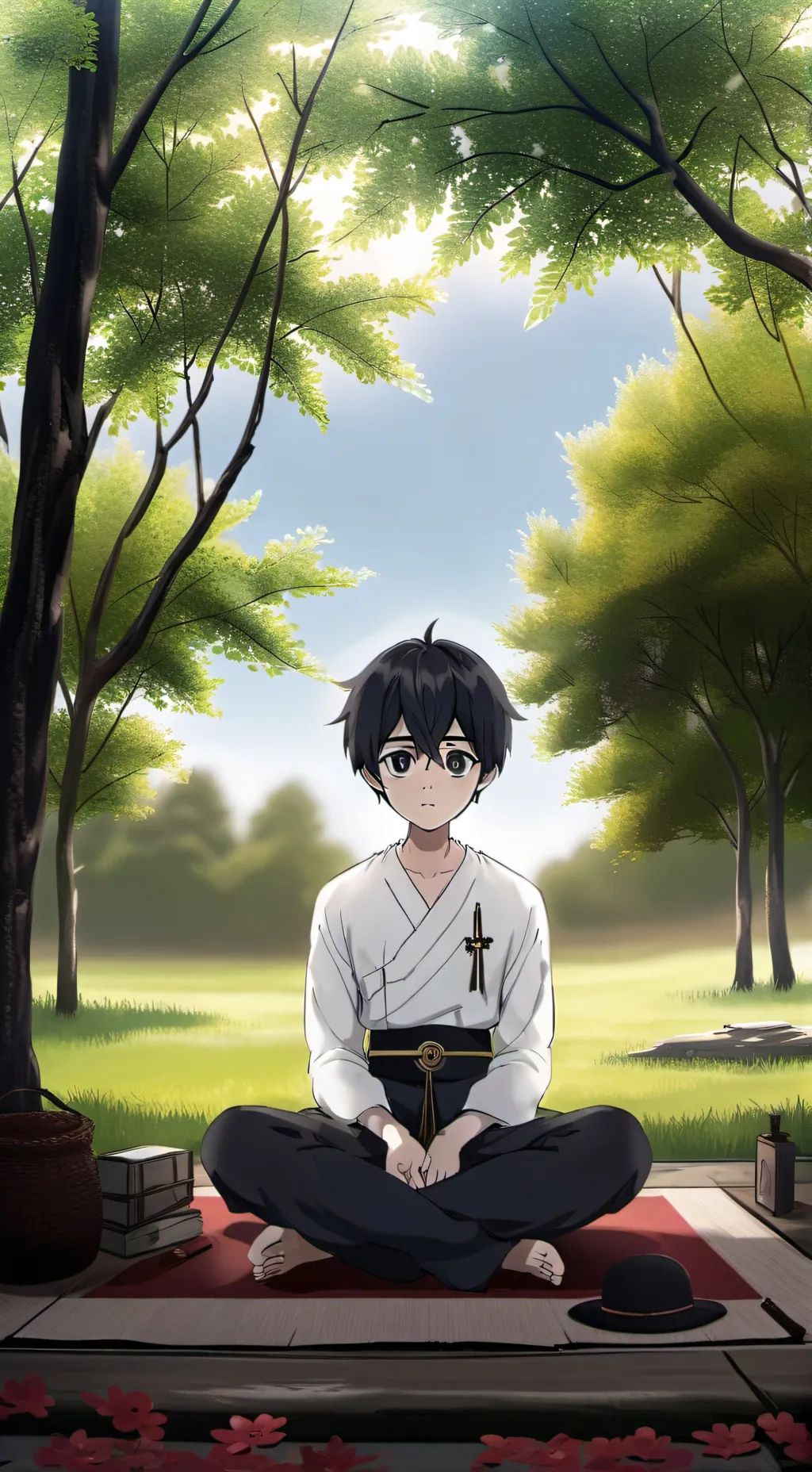 ai character: Призрак background