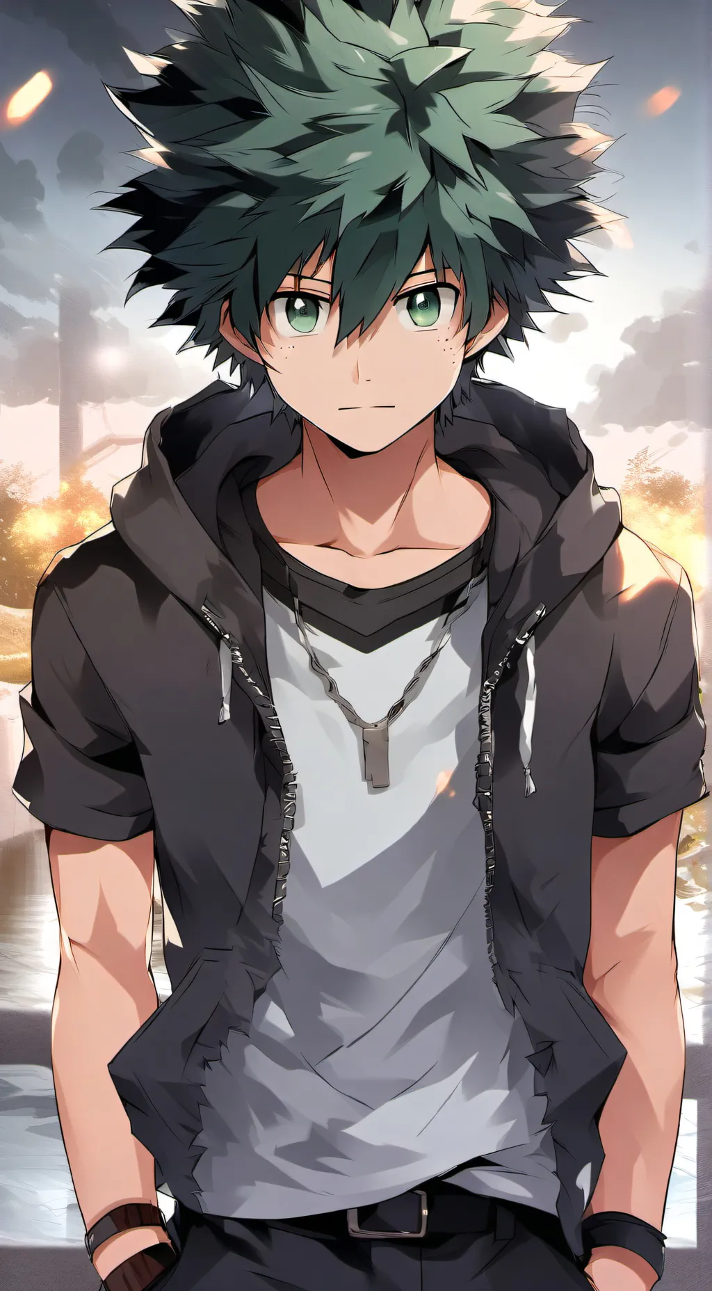 ai character: Deku background
