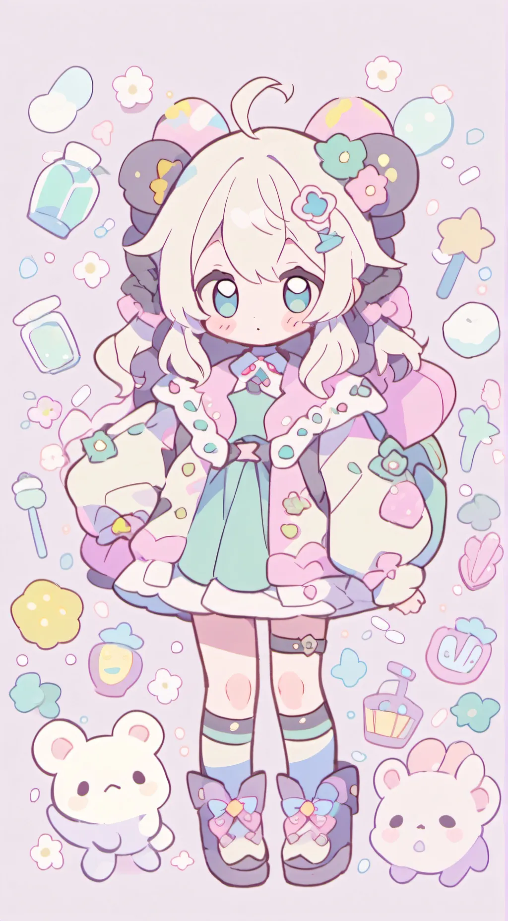 ai character: 💛Denki kaminari💛 background