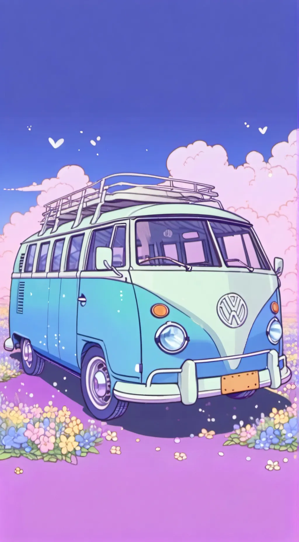 ai character: road trip background