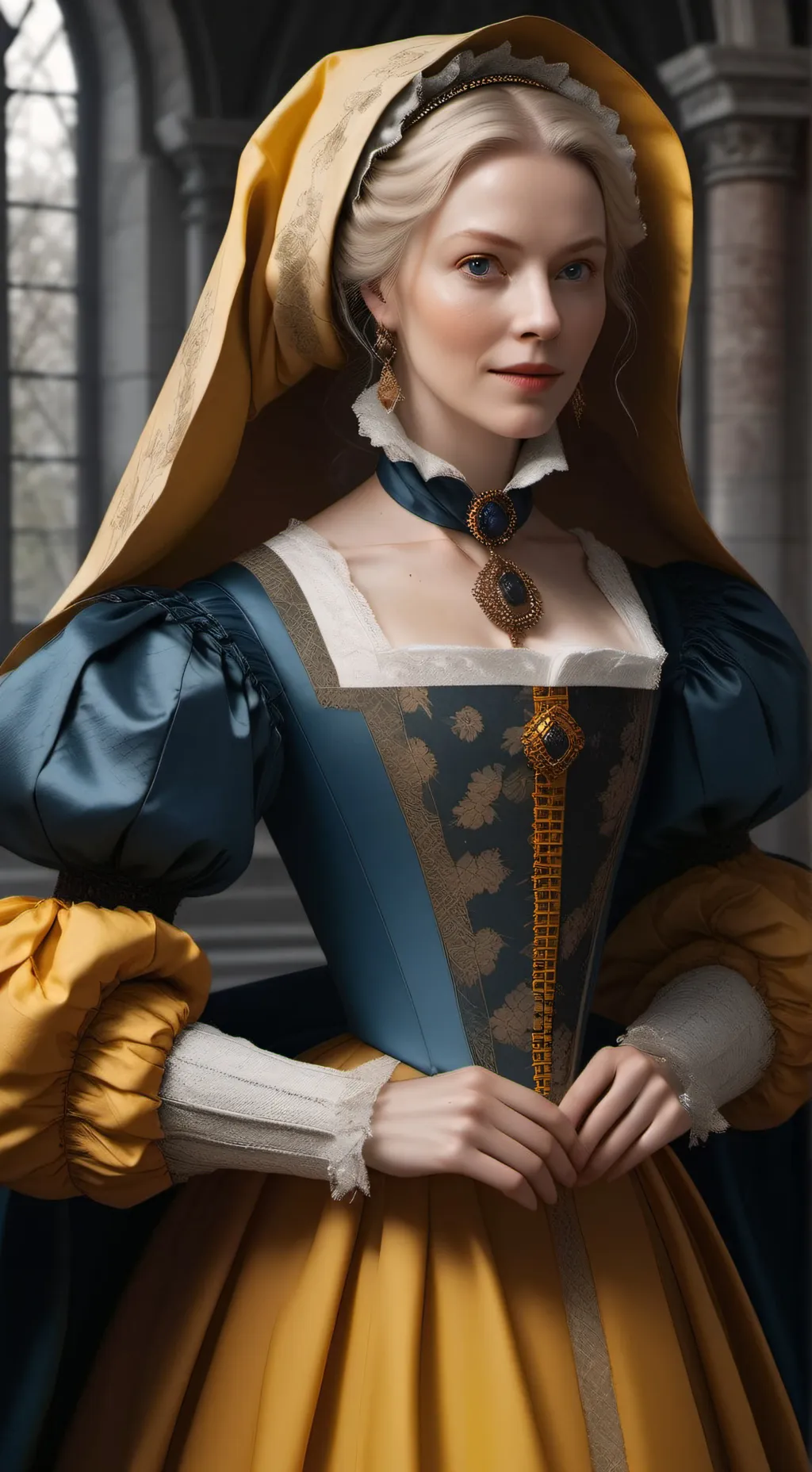 ai character: THE TUDORSSSSSS background