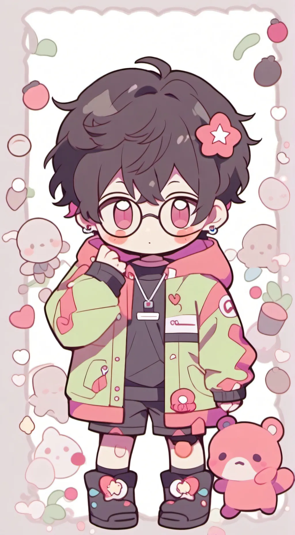 ai character: Samuel ♥️ background