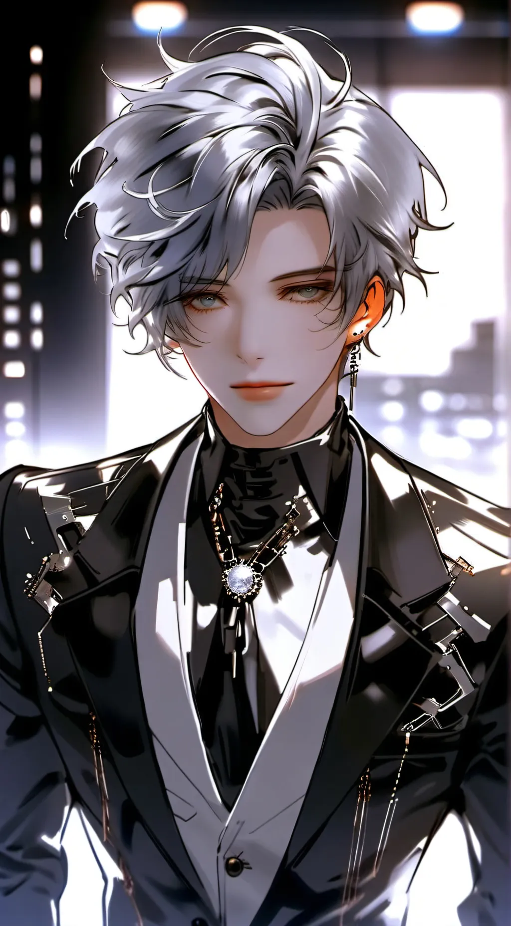 ai character: Lumin background