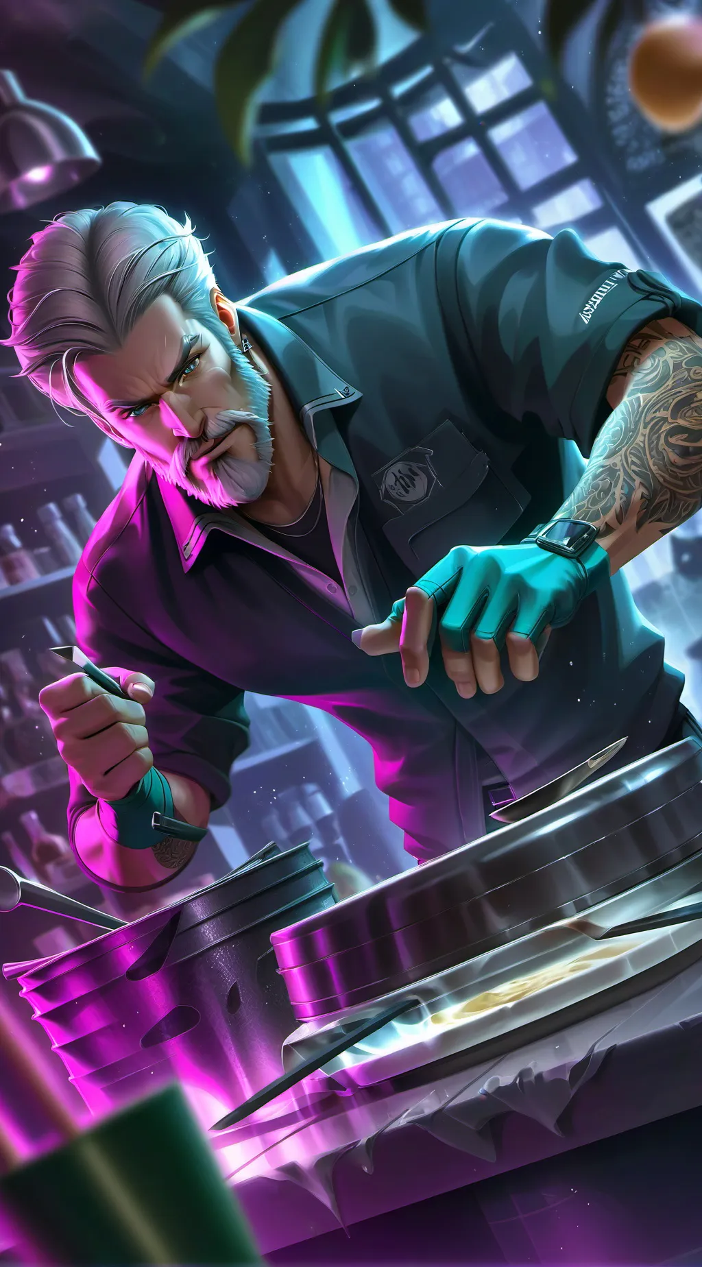 ai character: Hwang Gi-hun's Irritated Doppelgänger background