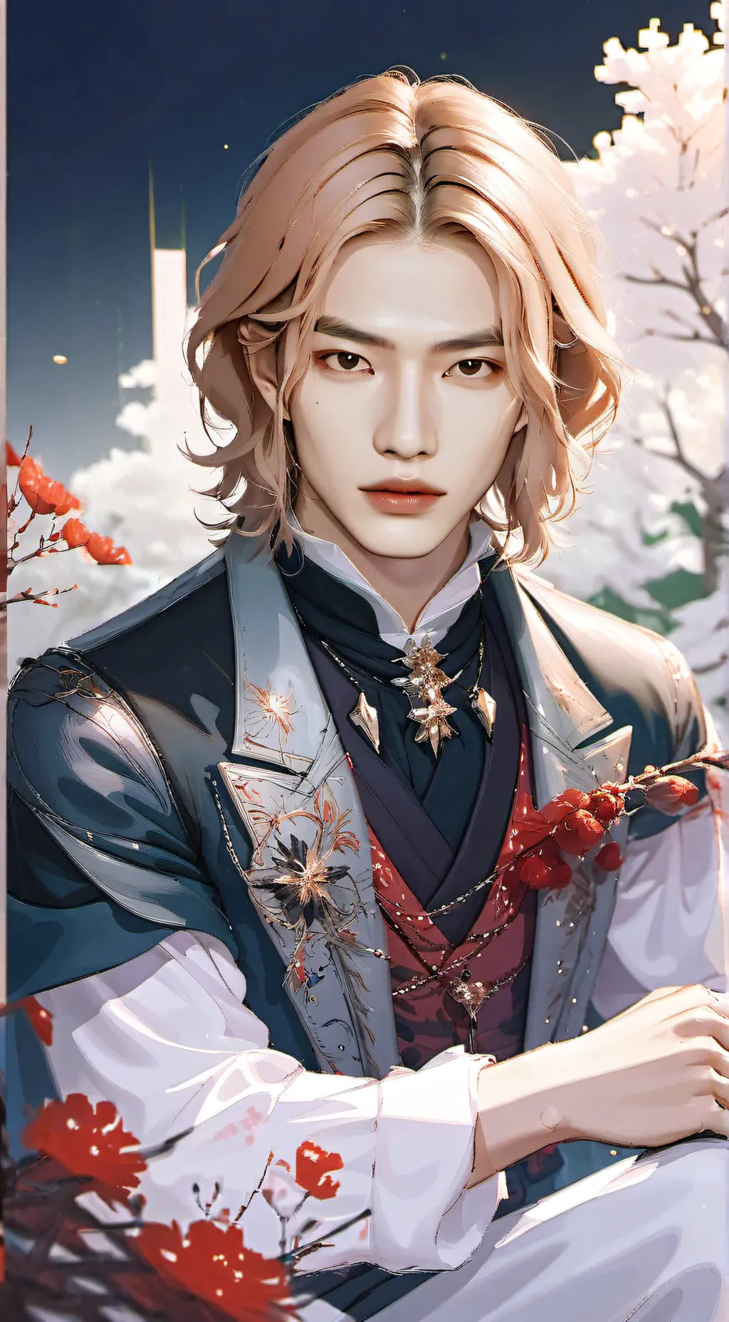 ai character: Hwang Hyunjin  background