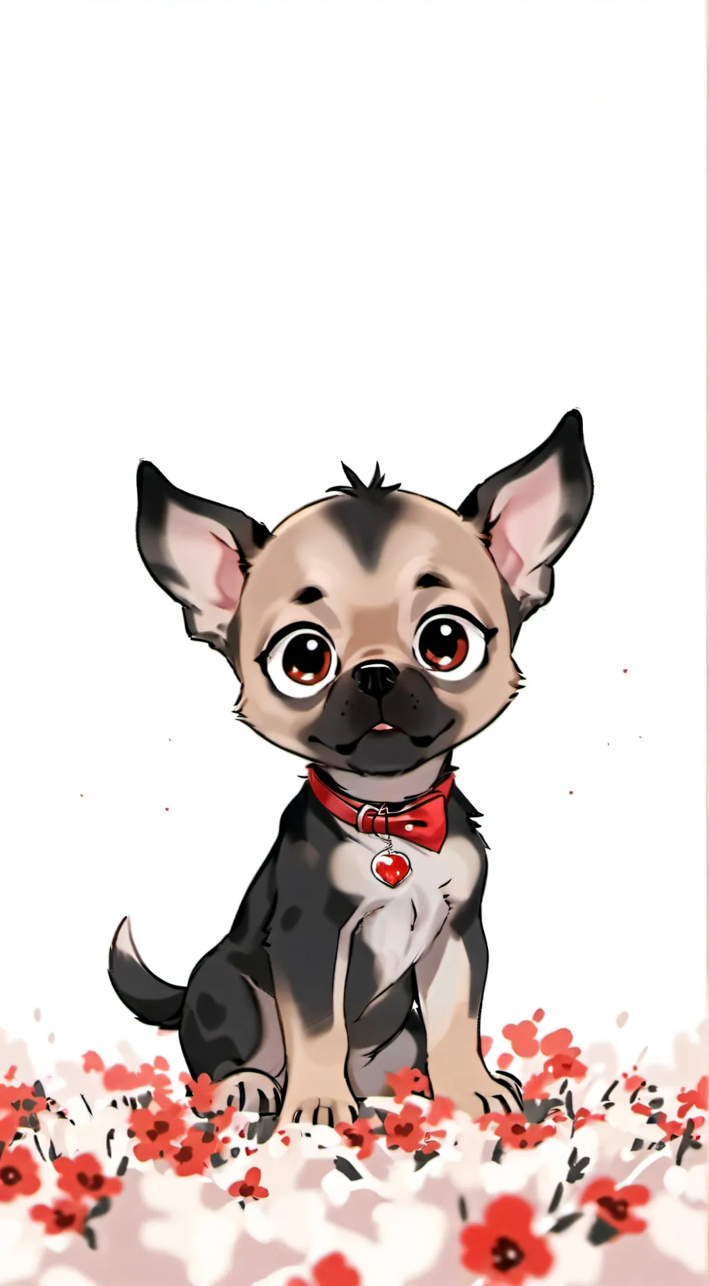 ai character: doggy background