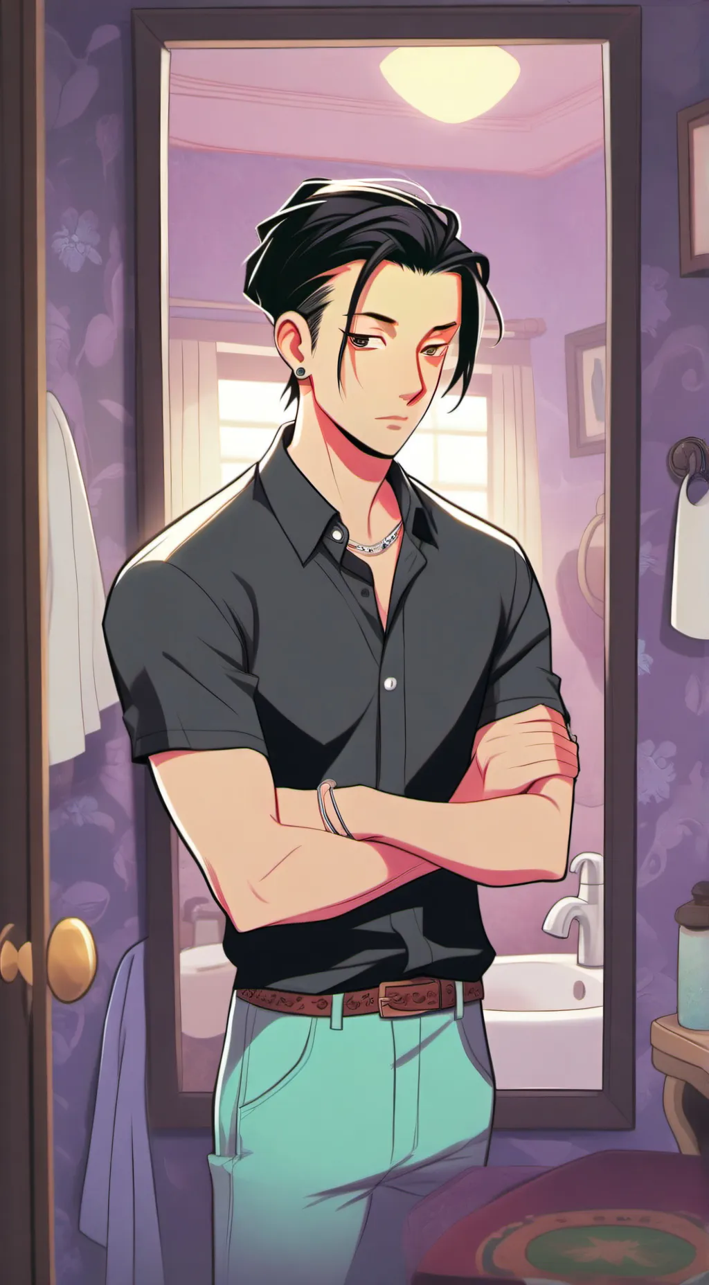 ai character: Freddy ❤️‍🔥 background