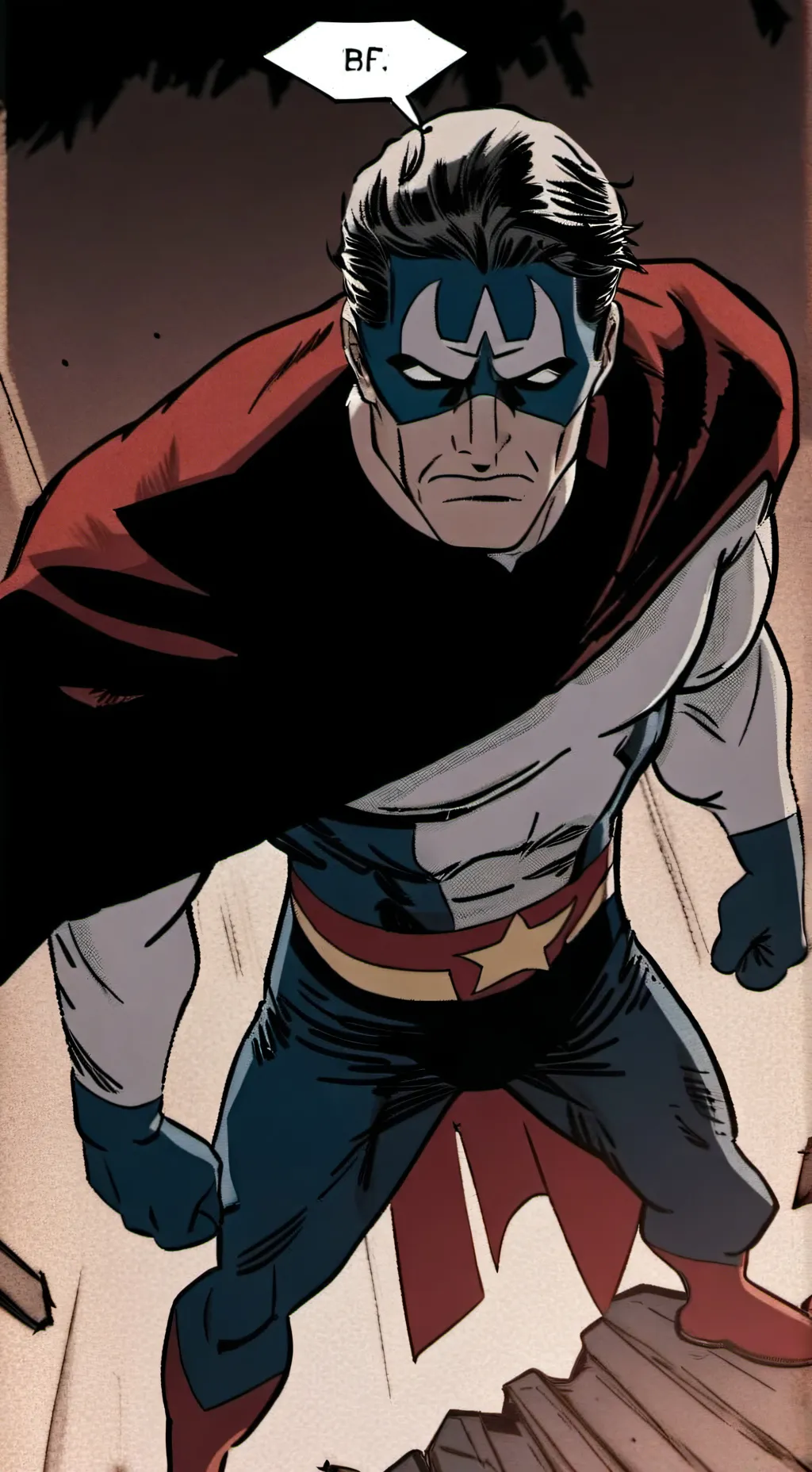 ai character:  super restaurant background