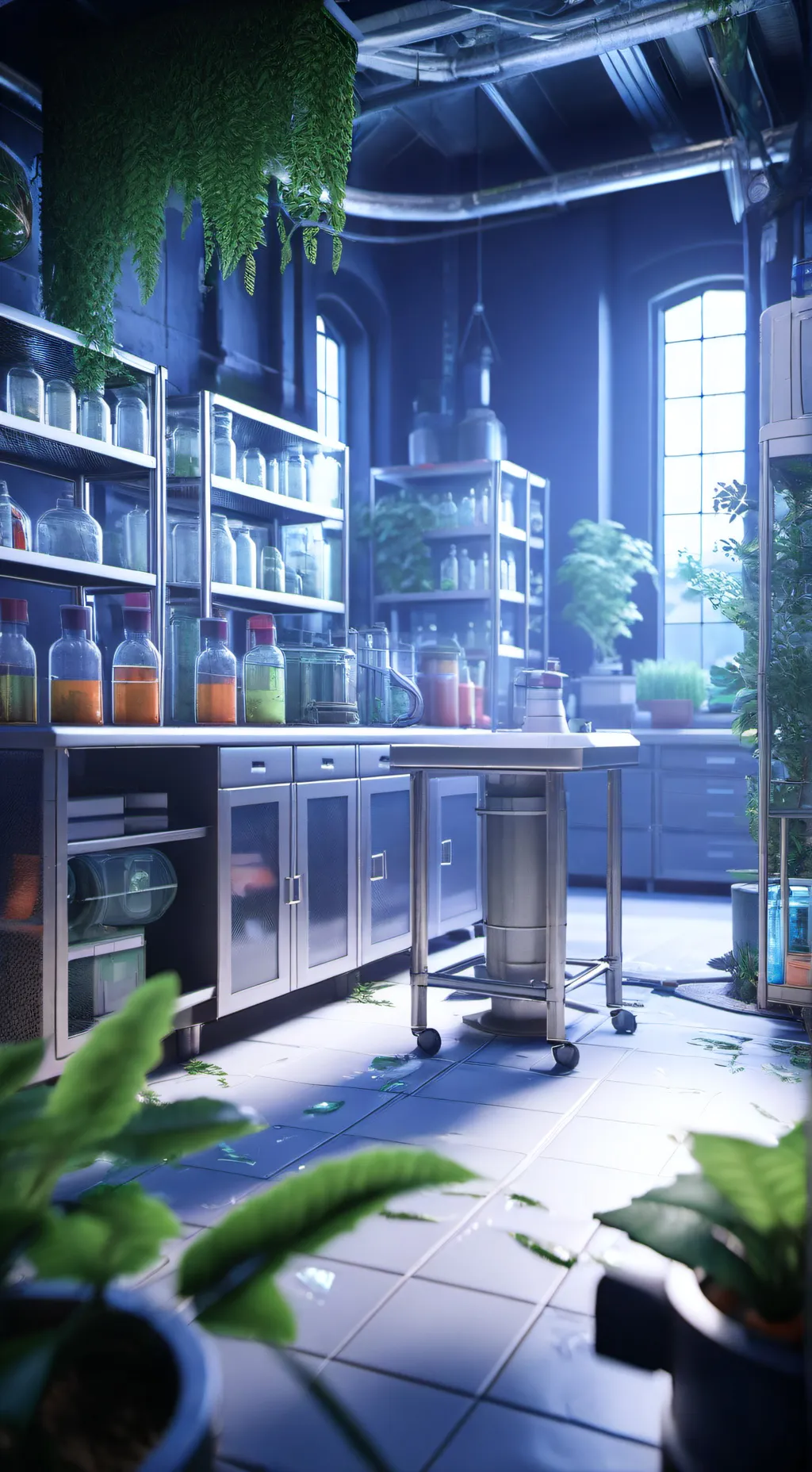 ai character: virus (JJK) background